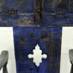 Wooden Blue Armchair Spain
