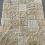 Large light patchwork Moroccan carpet
