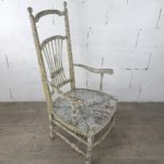 Painted wood nurse's chair