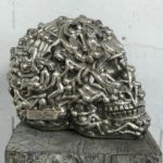 Skull en laiton par Robbi Jones