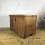 Large natural wood chest Alpine Northern Italy