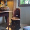 Swedish painted wood armchair