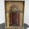 Carved wooden theater niche