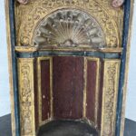 Large carved gilded wood niche