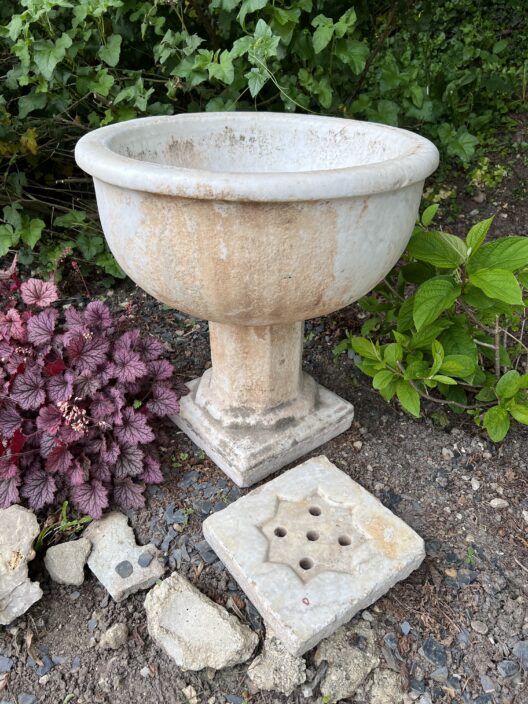 fontaine en marbre de carrare