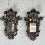 Paire de miroirs italiens